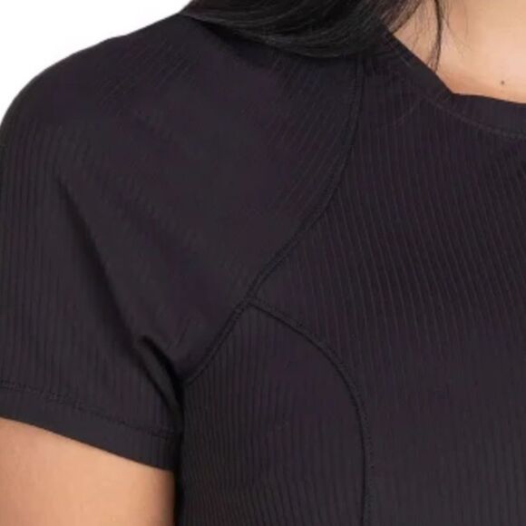 Spyder Women's Ribbed Short Sleeve Tee - Picture 3 of 4